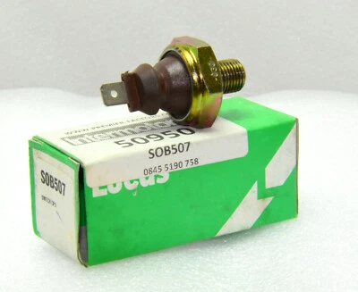 Interruptor de presión de aceite Lucas SOB507 para AUDI 80 100 VOLKSWAGEN GOLF 1 VOLVO 240 740 Foto 1 de 3