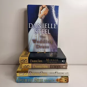 Lot 5 Danielle Steel Historical Romance Novels Wedding Dress Echoes Ghost Legacy - Imagen 1 de 12