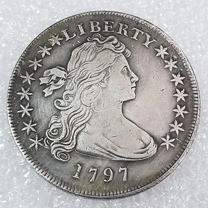 Moneda de recuerdo de dólar americano Liberty 1797 2 piezas para colección y regalos - Imagen 1 de 12
