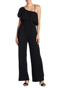 BB Dakota 157302 Women's Maryana Ruffle Jumpsuit Sleeveless Black Sz. XS - Picture 1 of 2