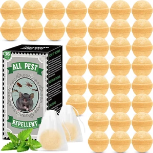 Mouse Repellent 36 Pcs, Peppermint Oil Repel Mouse Rats, Rodent Repellent Indoor - Picture 1 of 12