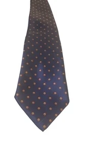 Surrey Mens Geographic Blue NeckTie 100% Polyester Made in USA - Picture 1 of 14