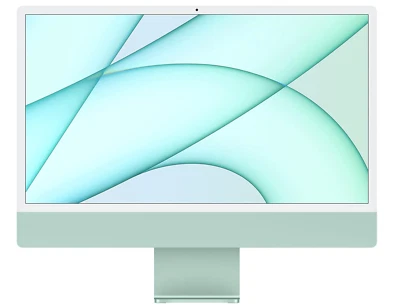 Apple iMac 24" 4.5K Retina 2021 - 1TB SSD - 16GB Ram - 8C CPU 8C GPU M1 - Green - Image 1 of 4