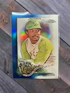 2022 Topps Allen & Ginter Chrome Reggie Jackson Blue Refractor /150 - Picture 1 of 2