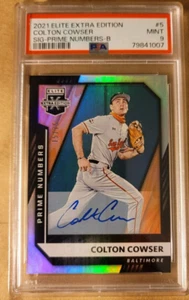 COLTON COWSER-2021 PANINI ELITE EXTRA EDITION PSA #9 15/75 - Picture 1 of 3