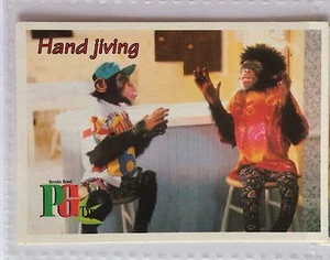 Hand Jiving Kevin Tipps Chimps Television Advertising Trading Card (B12) - Picture 1 of 2