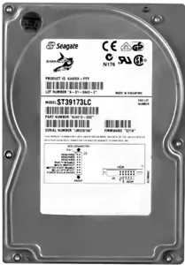 Hard Drive Seagate Barracuda 9LP 9.1GB 7200RPM SCSI Ultra2 ST39173LC 3.5" Inch - Picture 1 of 3