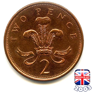 A BRITISH 2003 ELIZABETH II TWO PENCE 2p coin, 22 Years Old! - Picture 1 of 2
