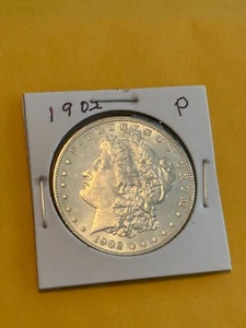 Morgan Silver Dollar 1902 P  UNC - Picture 1 of 2