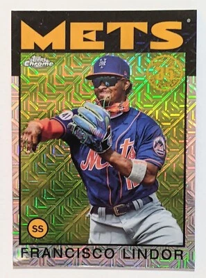 2021 Topps Silver Pack Mojo Francisco Lindor #86C-26 Mets Update series  - Image 1 of 2