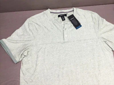 Camiseta Kenneth Cole Para Hombres Manga Corta Alimentador Rayas Color Verde Claro Talla L Foto 1 de 3