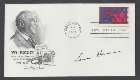 Lena Horne, American Singer, Dancer, Actress, Civil Rights Activist, signed FDC Cover