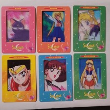 2000 Artbox Sailor Moon Film Cards: #32 Luna, 35, 39, 41, #43, & 44