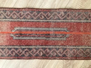 Turkish Rug, Vintage Rug,Doormat Rug, Boho Deco,Handmade Rug,Carpet 1,4 x 3,4 ft - Picture 1 of 9