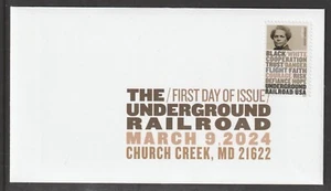 US 5838 The Underground Railroad Jermain Loguen DCP FDC 2024 - Picture 1 of 1