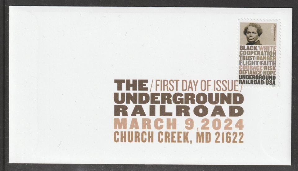 US 5838 The Underground Railroad Jermain Loguen DCP FDC 2024 - Image 1 of 1
