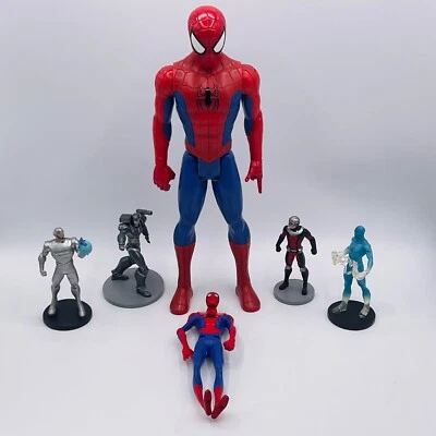 Lote de juguetes Marvel Vengadores Spiderman Figura Decoración de pasteles Figuras de acción Héroes de cómic Foto 1 de 4