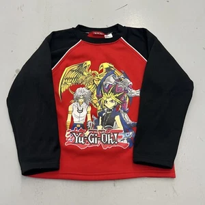 Vintage 90s Yugioh Promo Red 1996 Pullover Crewneck Sweatshirt Boys Kids Size 7 - Picture 1 of 13