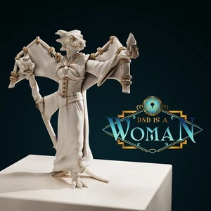 Kobold Sorcerer - Khokkuna Dungeons and Dragons Miniature DnD is a Woman D&D - Picture 1 of 2