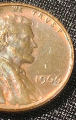 1966 Lincoln Penny DDO/DDR doubling On Date IGWT and USA as Well As Pillars - Image 1 of 4