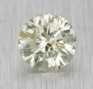 3.01ctw Round Brilliant Cut M-I2 Natural Modern Loose Diamond - Picture 1 of 8