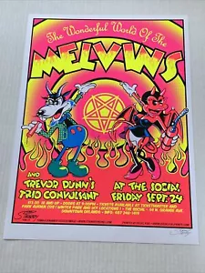 Melvins @the Social Orlando 2004 poster concerto originale Stainboy cartone animato Devils - Foto 1 di 7