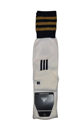 Calcetines de fútbol extremos Adidas para hombre MLS blancos/azul marino/dorados Formotion nuevos Foto 1 de 4