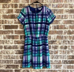 Charming Charlie Women's Mini Skater Dress Plaid Size S - Picture 1 of 16