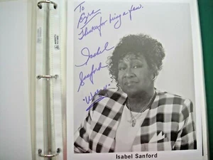 ISABEL SANFORD AUTOGRAPHED 8 X 10 PHOTO - Picture 1 of 2