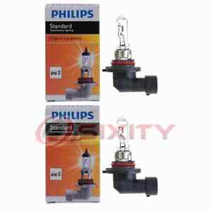 2 pc Philips High Low Beam Headlight Bulbs for Dodge Charger Dart Durango vg