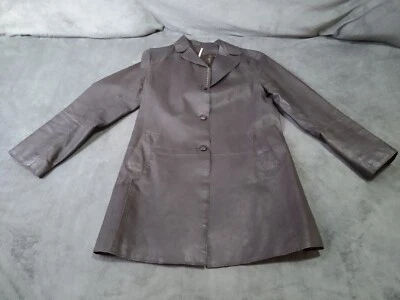 max studio womens leather jacket Size S #RN58822 Style8361 Dk Brown See Pictures - Image 1 of 4