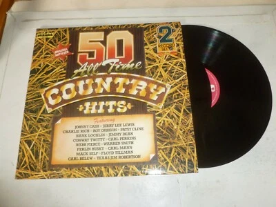 50 All Time Country Hits - 1977 UK 50-track compilation double LP — 第 1/4 张图片
