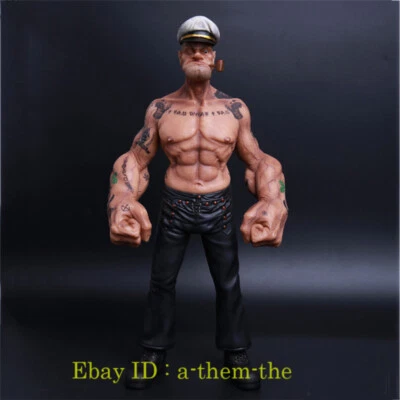 Boneco de ação Head Play Popeye escala 1/6 estatueta de resina pintada headplay 12"" GK - Imagem 1 de 4