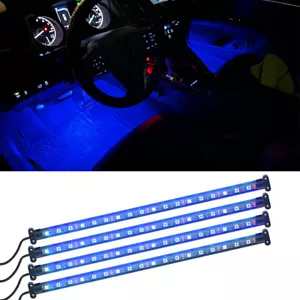 4XLED Car Interior Lighs LED Ambient Foot Light Strip Kit For Ford F-150 250 350 - Picture 1 of 22