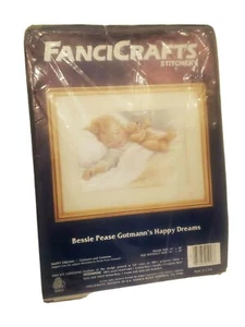 Fancicrafts Bessie Pease Gutmann's Happy Dreams Crewel Stickpackung Baby - Bild 1 von 7