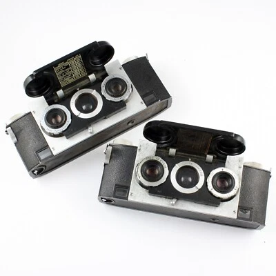 Lote de 2 Cámaras Realistas Estéreo David White 35mm - Piezas/Reparación Foto 1 de 4