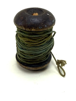 Early Antique Shaker Wooden Apple Core Awl Spool 2.75" - Image 1 of 4