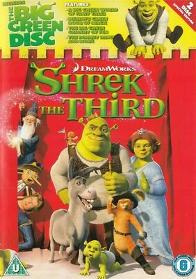 Shrek The Third Special Edition With Big Green Disc DVD - Like New - Image 1 of 2