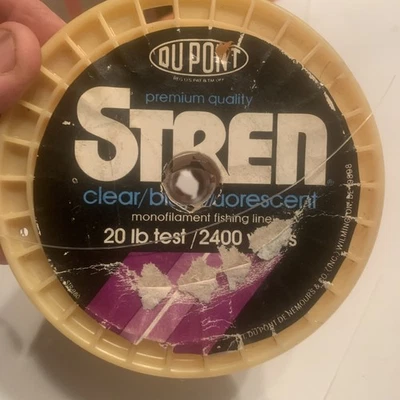 Stren  Monofilament Fishing Line, 2400 yd, 20 lb test  plastic has color change - Image 1 of 4