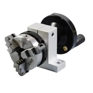 Mini Three Euro Hand Cranked Rotary Chuck Forward and Reverse Rotation - Picture 1 of 19