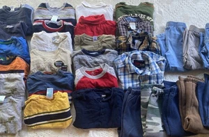 31-piece Lot Toddler Boy 3T Clothing Clothes Fall Winter Carters Shirts Pants - Picture 1 of 12