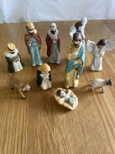 Christmas Nativity Ceramic Figures - Picture 1 of 5
