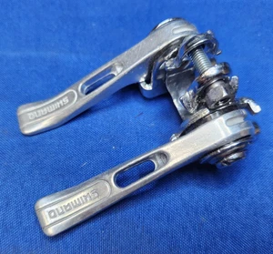 Juego de palanca de cambios tubo descendente Shimano L422 Touring Road Silver Inc g vintage nuevo de colección - Imagen 1 de 4