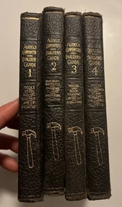 Audels Carpenters and Builders Guide 1-4 Full Set Copyright 1923 Reprinted 1946 - Foto 1 di 8