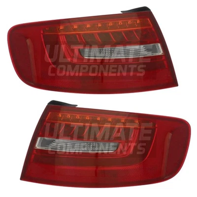 Audi RS4 8K Estate 2012-2016 LED Type Outer Wing Rear Tail Lights Lamps 1 Pair - Image 1 of 4