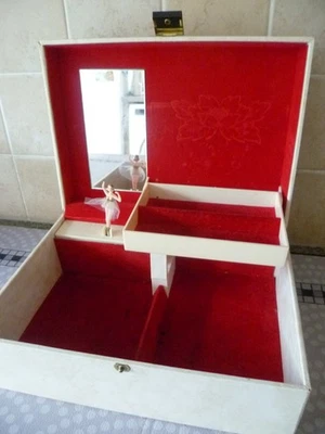 Vintage Design Phillipe Jewellery Music Box & Dancer - Image 1 of 4