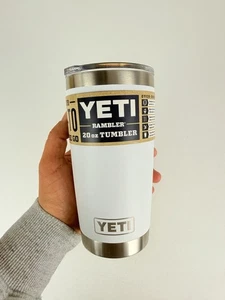 Yeti Rambler 20oz Stainless Steel Tumbler White - Bild 1 von 8