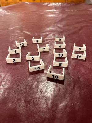 Treadle Numbers for Louet Spring 1 or 2 Floor Loom - Image 1 of 4