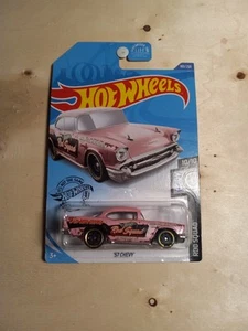 Hot Wheels Rod Squad- ’57 CHEVY - 10/10 - 180/250 - Pink - GHD26 - Picture 1 of 1