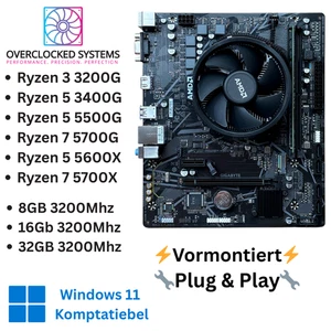 Mainboard Bundle Gigabyte A520M • AMD Ryzen 3 5 7 • 8-16-32GB DDR4 PC UpgradeSET - Bild 1 von 5
